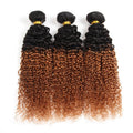 Set of 3 Jerry Curls Bundle Two tone Ombre T1B30