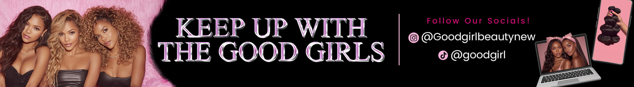 The Good Girls social media handle banner Image